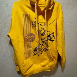 Yellow Graphic Hoodie